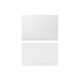 Tab S10 FE+ Smart Book Cover Case, White