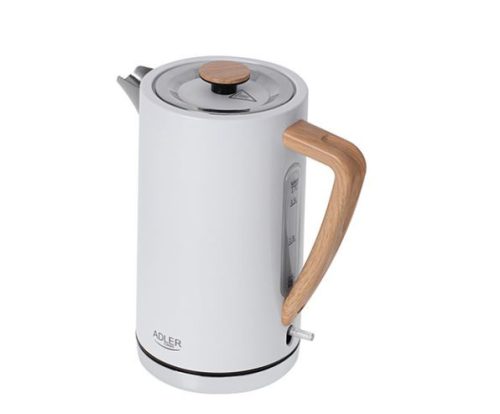 Adler AD1347W fehér vízforraló fém 1,7 L 