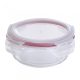 Bergner BG-25027-RD 400ml boroszilikát üveg ételtároló