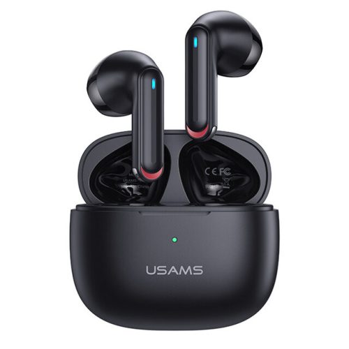 USAMS BHUNX01 dupla mikrofonos bluetooth fülhallgató, töltőtokkal BT 5.2 