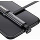 USAMS SJ379USB01 120cm-es Lightning töltőkábel gamer csatlakozóval, 1324408