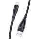 USAMS SJ394USB01 2M Lightning adat és töltő kábel, 1324421