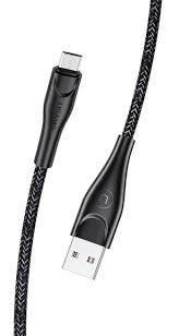 USAMS SJ396USB01 2M micro adat és töltő kábel, 1324422