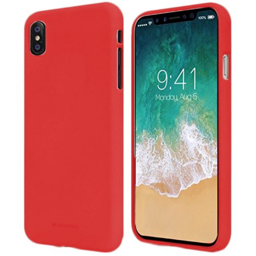 Mercury SJIPXR iPhone X Soft Jelly Védőtok, Piros