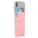 Mercury SSBIPXRG iPhone X Kártyatartós Védőtok, Rose Gold 1254083