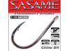 SASAME Chinu lapkás pontyozó horog - Black Nickel - 12