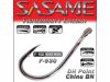 SASAME DH Point Chinu lapkás pontyozó horog - Black Nickel - 2