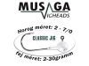 Musaga Classic Jig horog fejjel - 1/0 - (5db/csomag) - 3gr
