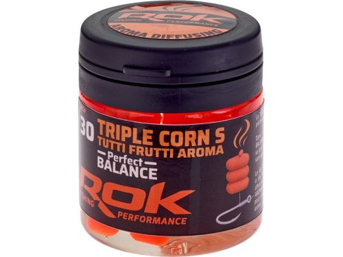 ROK Balanszírozott DIPPELT Tripla műkukorica S - Triple Corn S - 30 darab/üveg - Tutti Frutti - Narancs