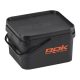 ROK 10 literes szögletes keverő edény fedéllel - SQUARE BUCKET with soft cover - Fekete