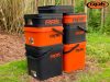 ROK 17 literes szögletes keverő edény fedéllel - SQUARE BUCKET with soft cover - Zöld