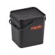 ROK 17 literes szögletes keverő edény fedéllel - SQUARE BUCKET with soft cover - Fekete