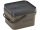 ROK 10 literes Szögletes Csalis vödör + betét + tető szett - Square Bait Bucket + Basin Black set - Zöld