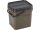 ROK 17 literes Szögletes Csalis vödör + betét + tető szett Square Bait Bucket + Basin Black set - Zöld