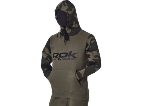 ROK - CAMO HOODIE - Kapucnis terep mintás pulóver - L