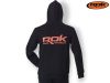 ROK - BLACK HOODIE - Kapucnis fekete pulóver - L