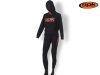 ROK - BLACK HOODIE - Kapucnis fekete pulóver - L
