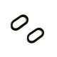 TASKA - Oval Rings - 4,5mm - Ovális gyűrű - 50db/csomag