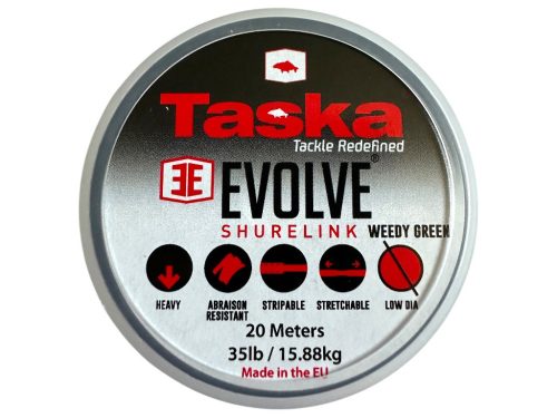 TASKA Evolve Shurelink bevonatos horogelőke 35lb 20m - weedy green